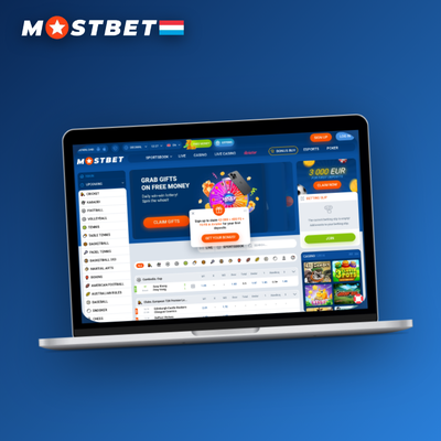 Client Mostbet pour PC affichant cotes sportives et streaming en direct sur grand écran