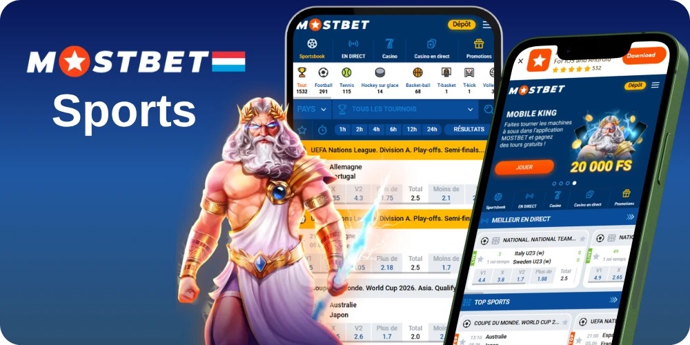 Connexion en ligne Mostbet